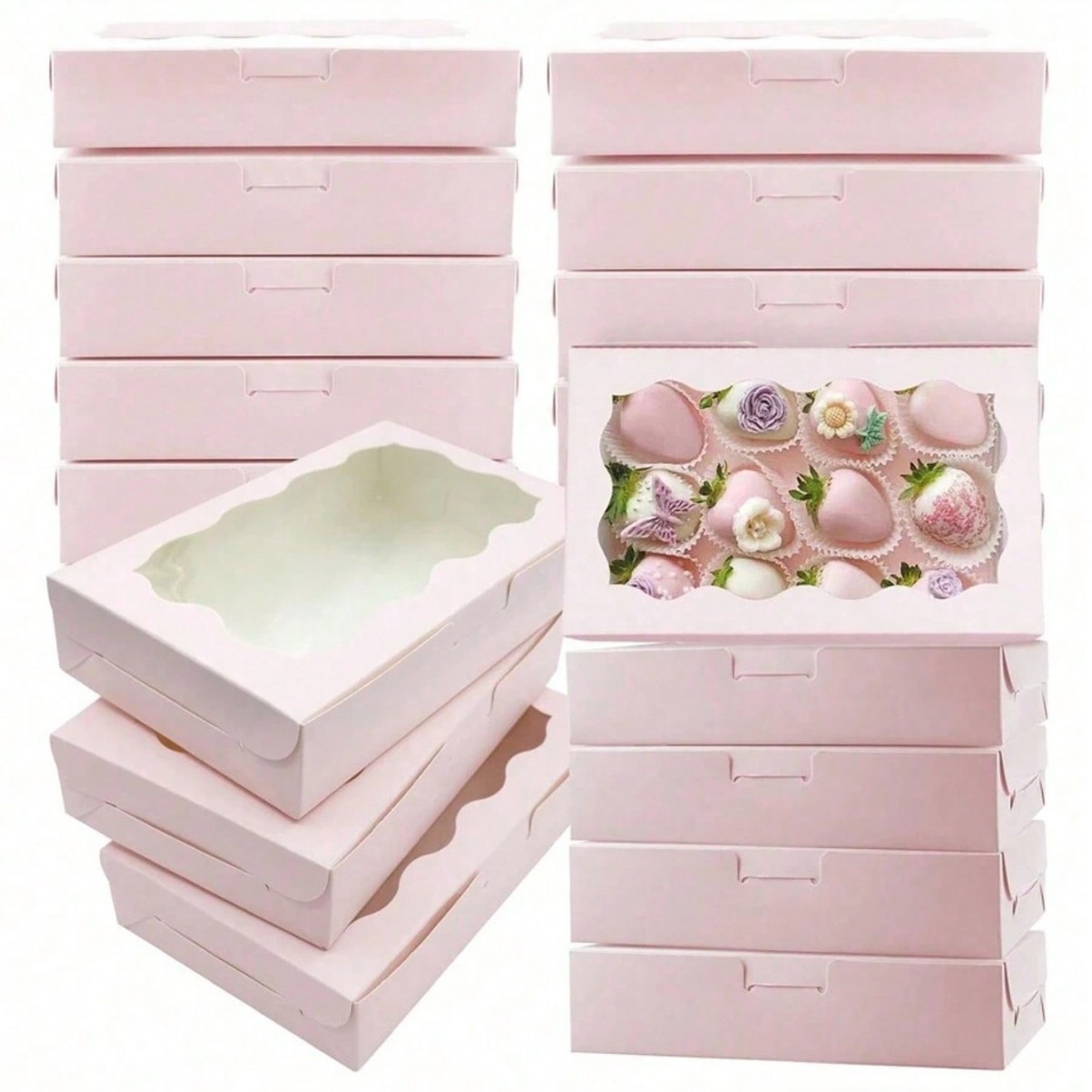 Wedding Supply.Box - 10/30/50 pièces Boîtes à gâteaux et