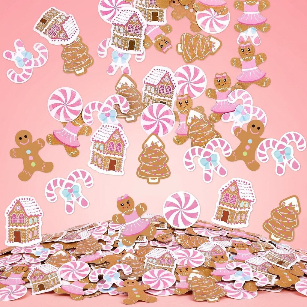 Papercraft Supply Confetti - 330 Pièces de Confettis de Noël