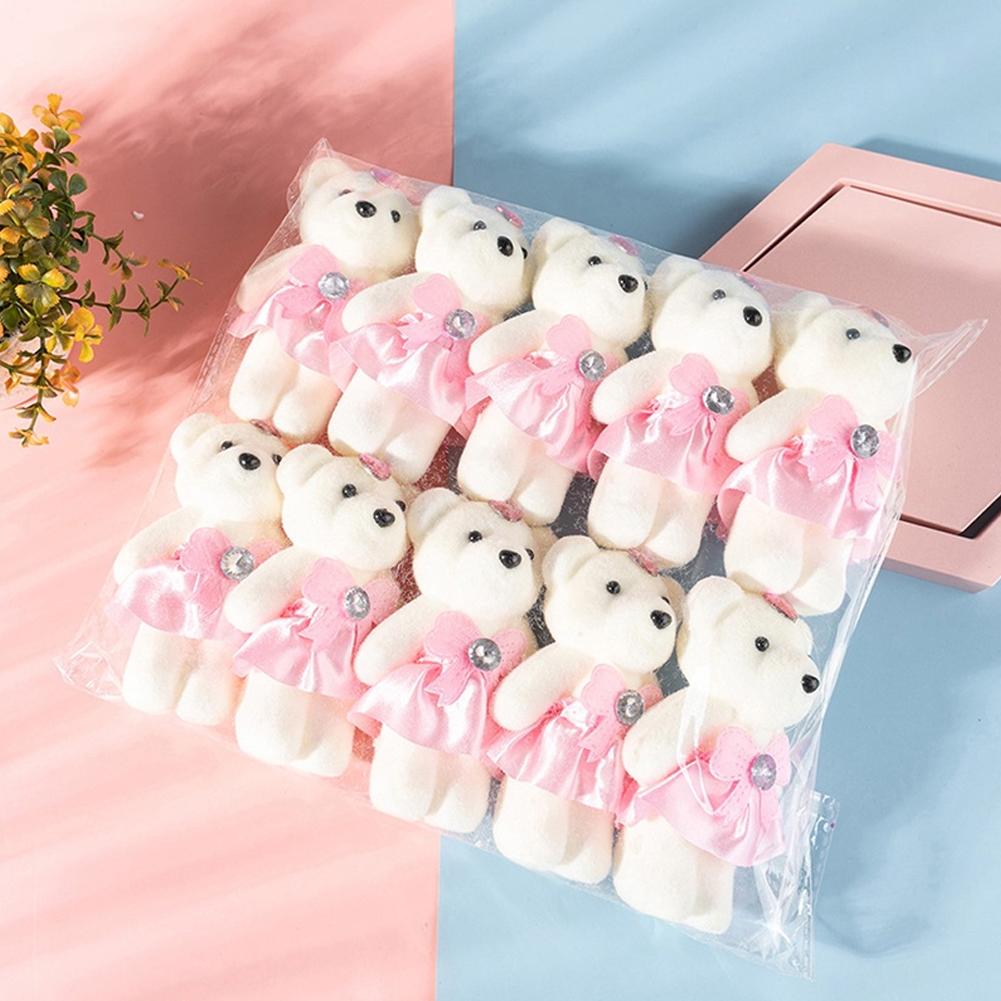 Wedding Vendor - 10 pièces/sac Bouquet ours crème glacée