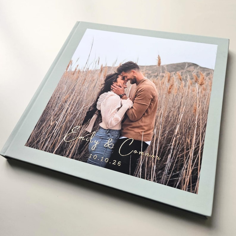 Personalized Guest Book - Livre d'or de mariage personnalisé avec