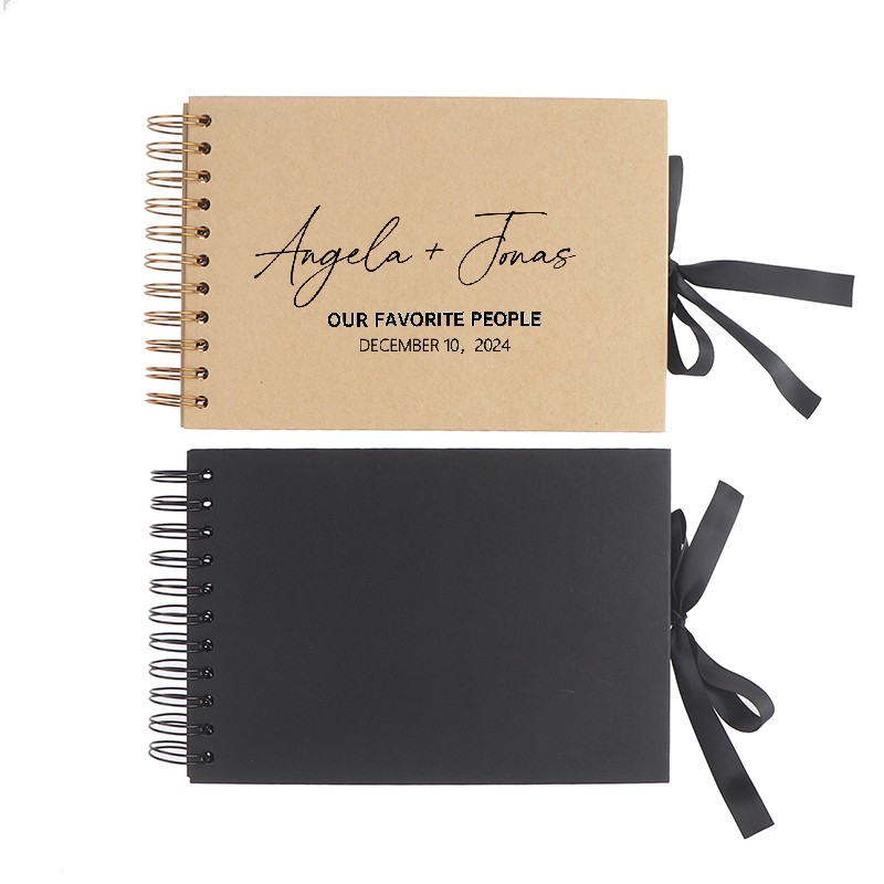 Personalized Guest Book - Livre d'or de mariage personnalisé, Album