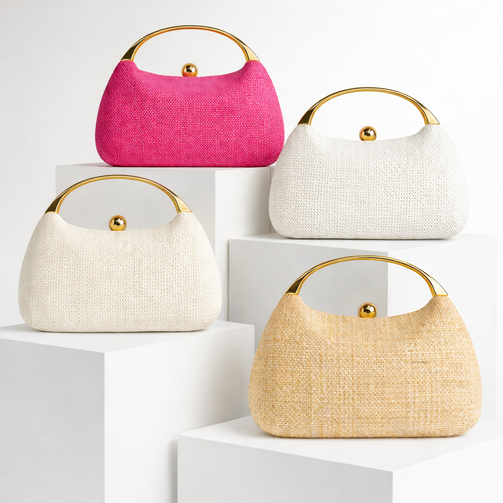 Wedding Vendor - Sacs à main élégants en paille