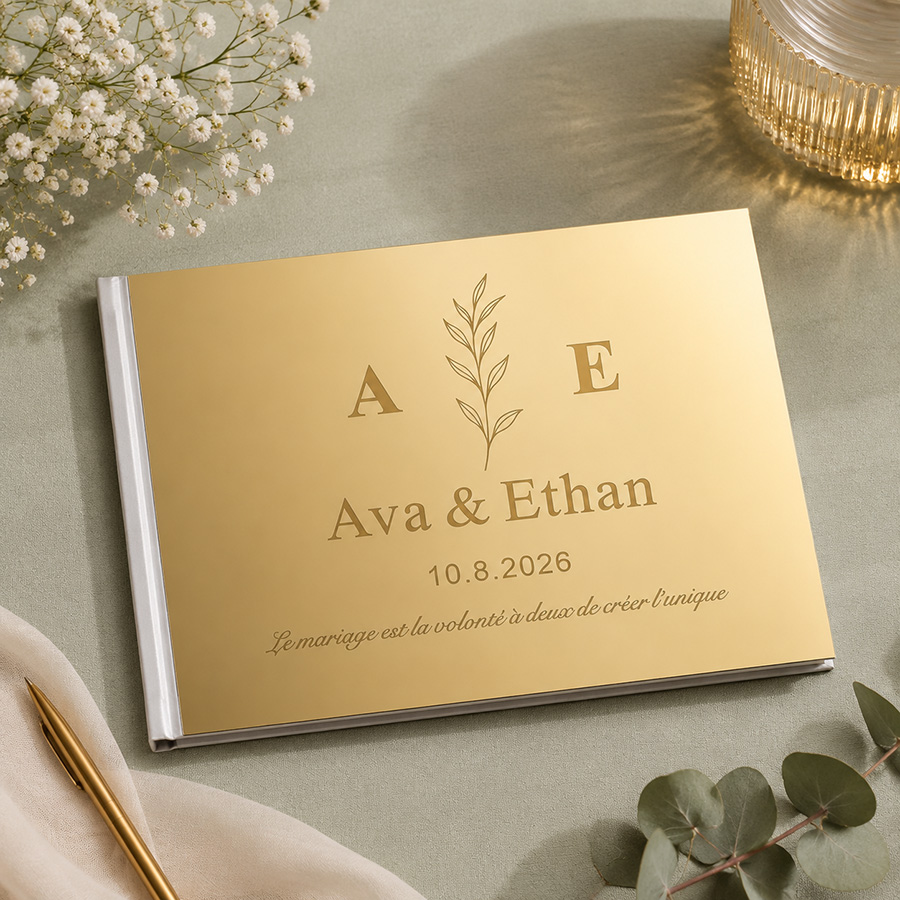 Livre d'or de mariage personna - Personalized Guest Book avis et prix