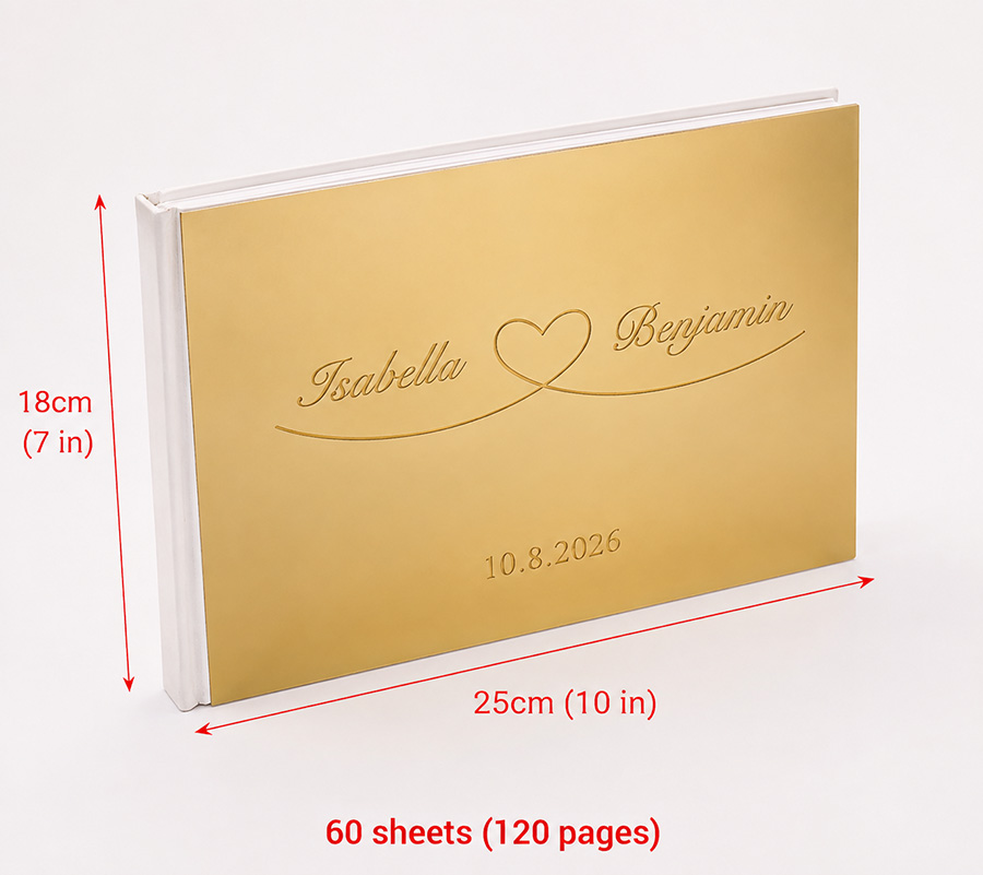 Livre d'or de mariage personna - Personalized Guest Book avis et prix