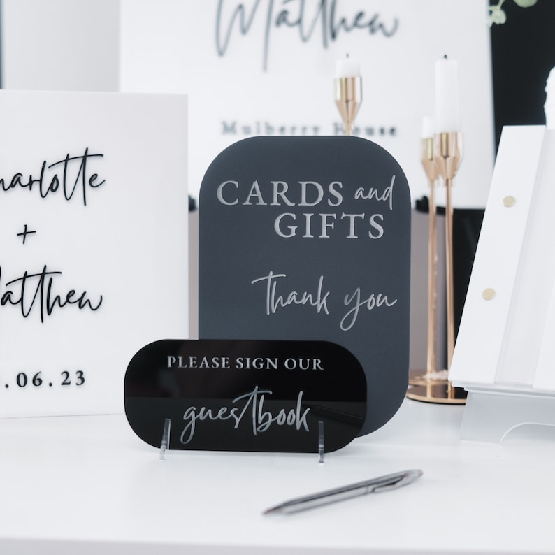 Boîte à cartes blanche pour ma - Personalized Guest Book avis et prix