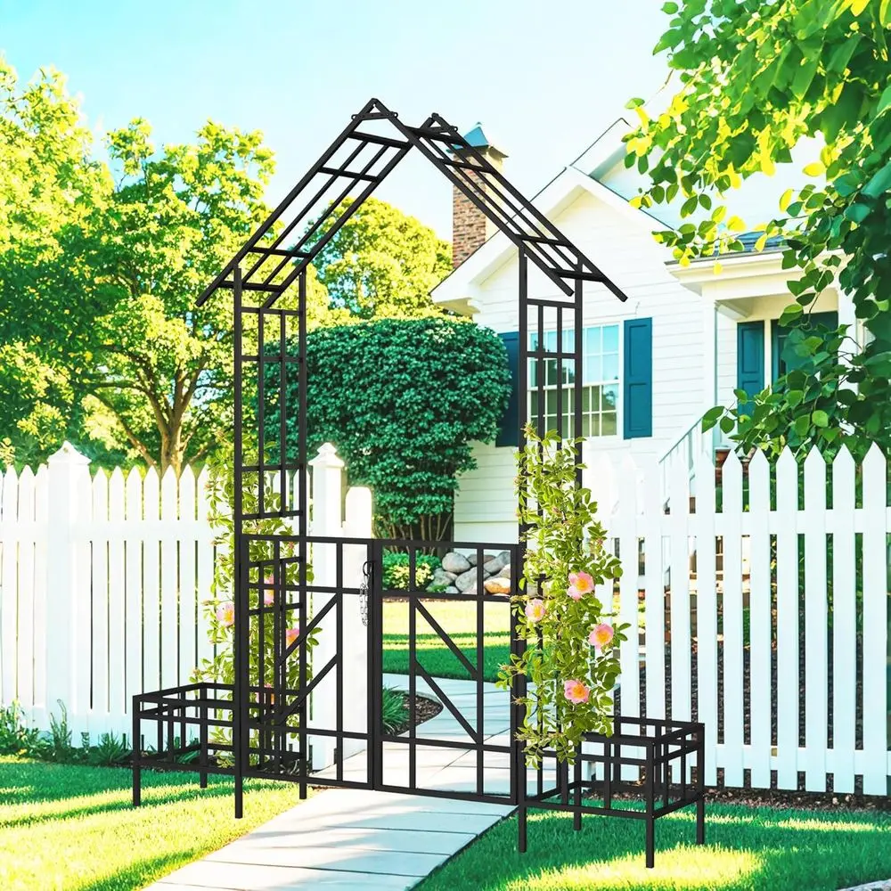 Arche de jardin en métal noir  - Wedding Support avis et prix