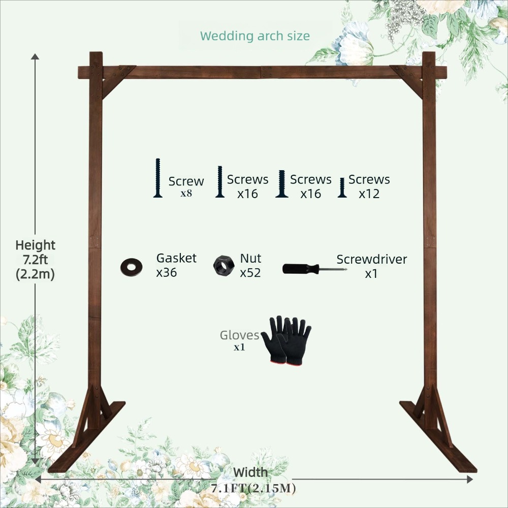Arche de mariage en bois sur l - Wedding Support avis et prix
