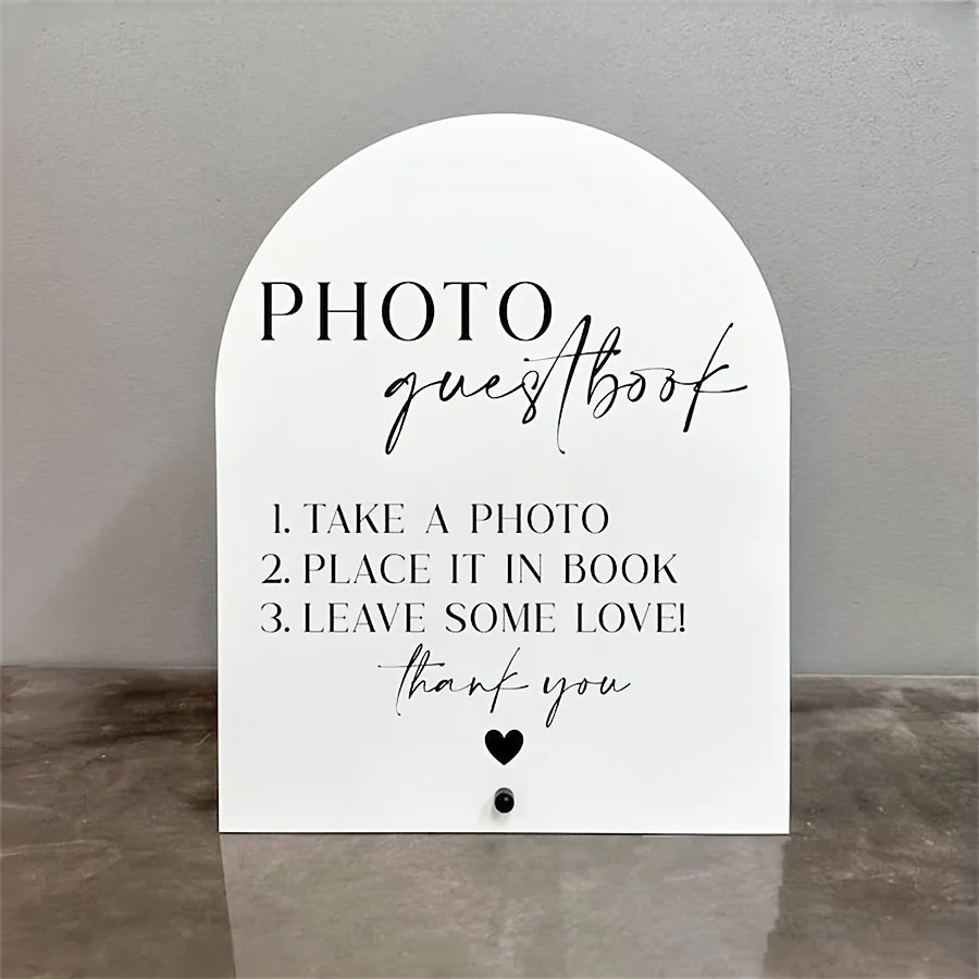 Panneau de livre d'or de photo - Personalized Guest Book avis et prix