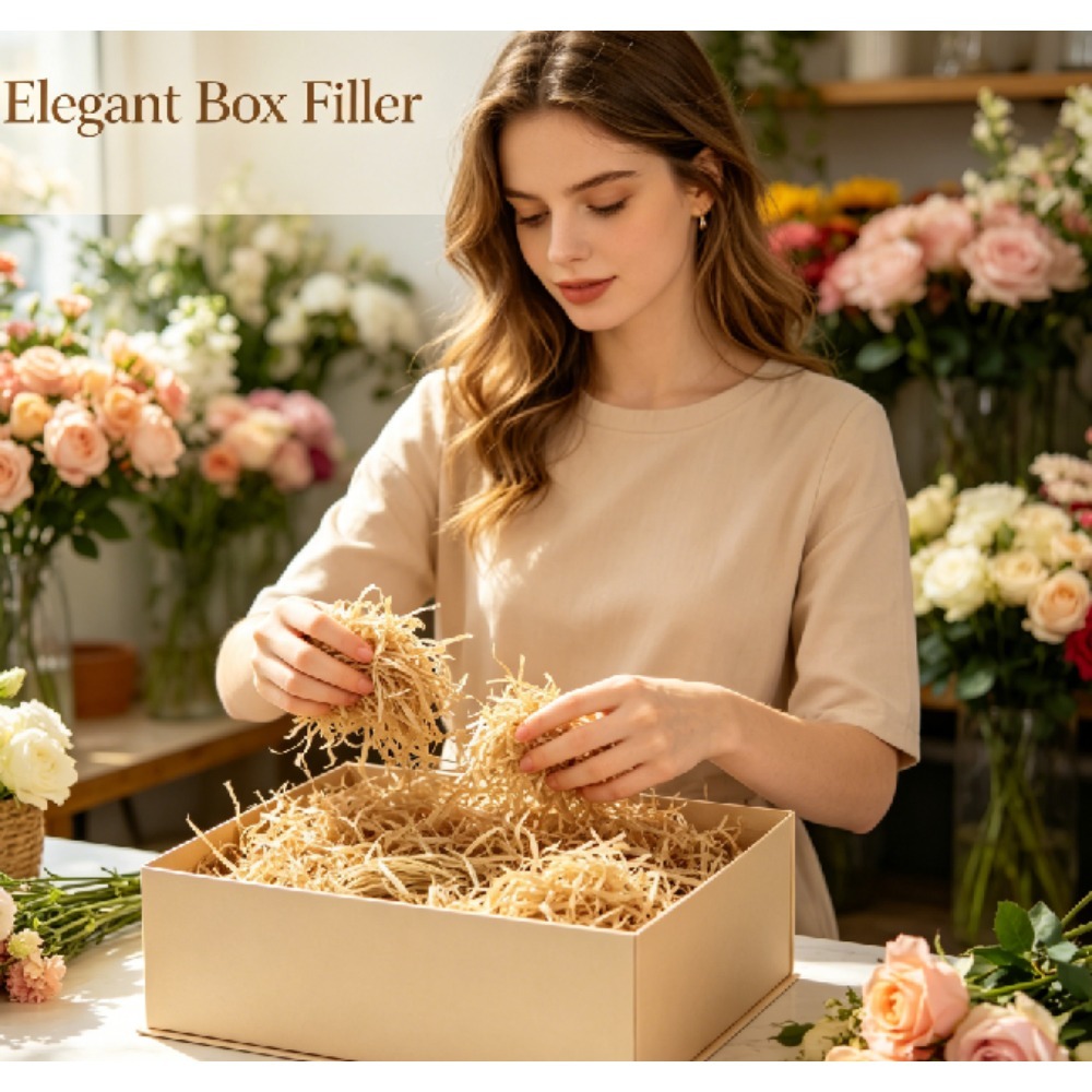 Remplissage en raphia naturel  - Wedding Supply.Box avis et prix