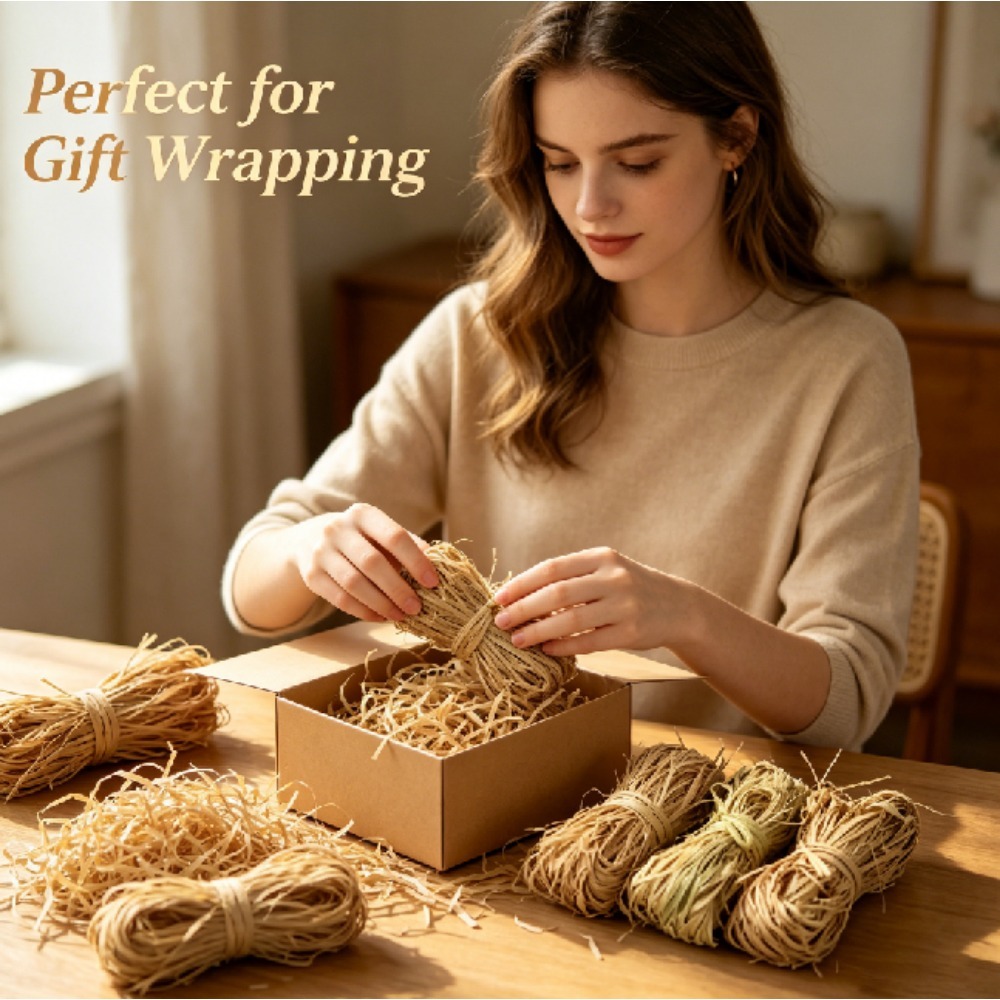 Remplissage en raphia naturel  - Wedding Supply.Box avis et prix