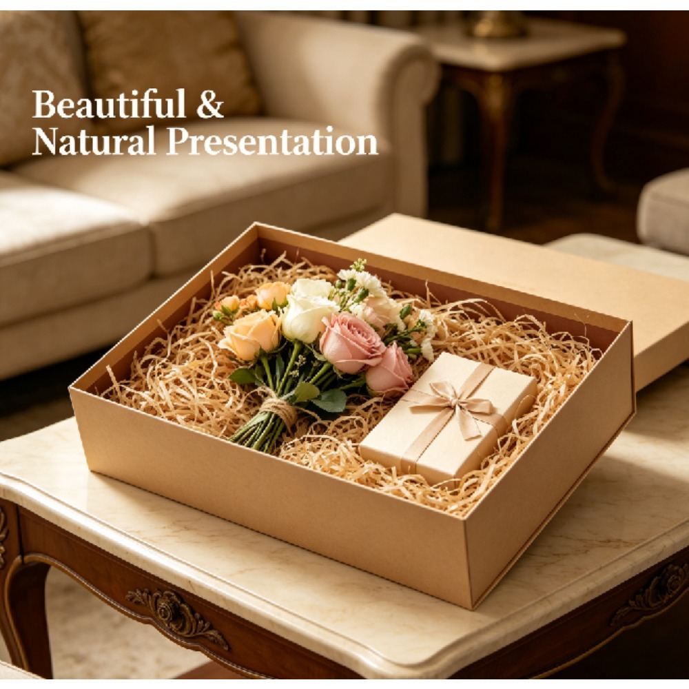Remplissage en raphia naturel  - Wedding Supply.Box avis et prix