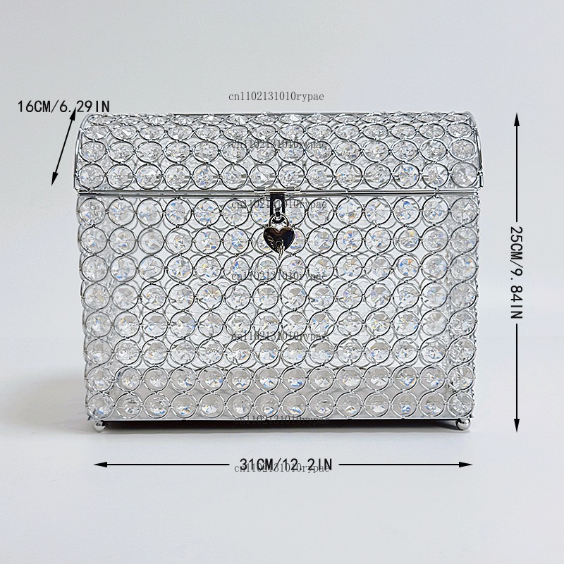 Boîte à bijoux en cristal, tir - Wedding Supply.Box avis et prix