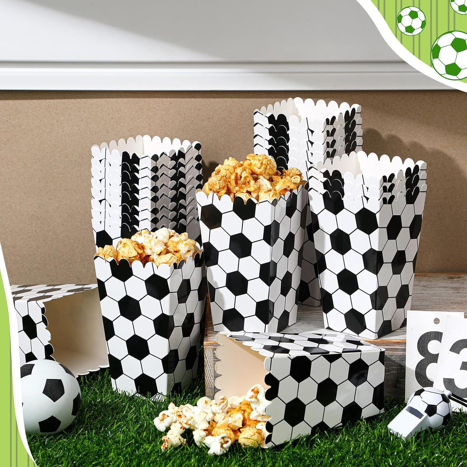 Boîtes à pop-corn de Football, - Wedding Supply.Box avis et prix