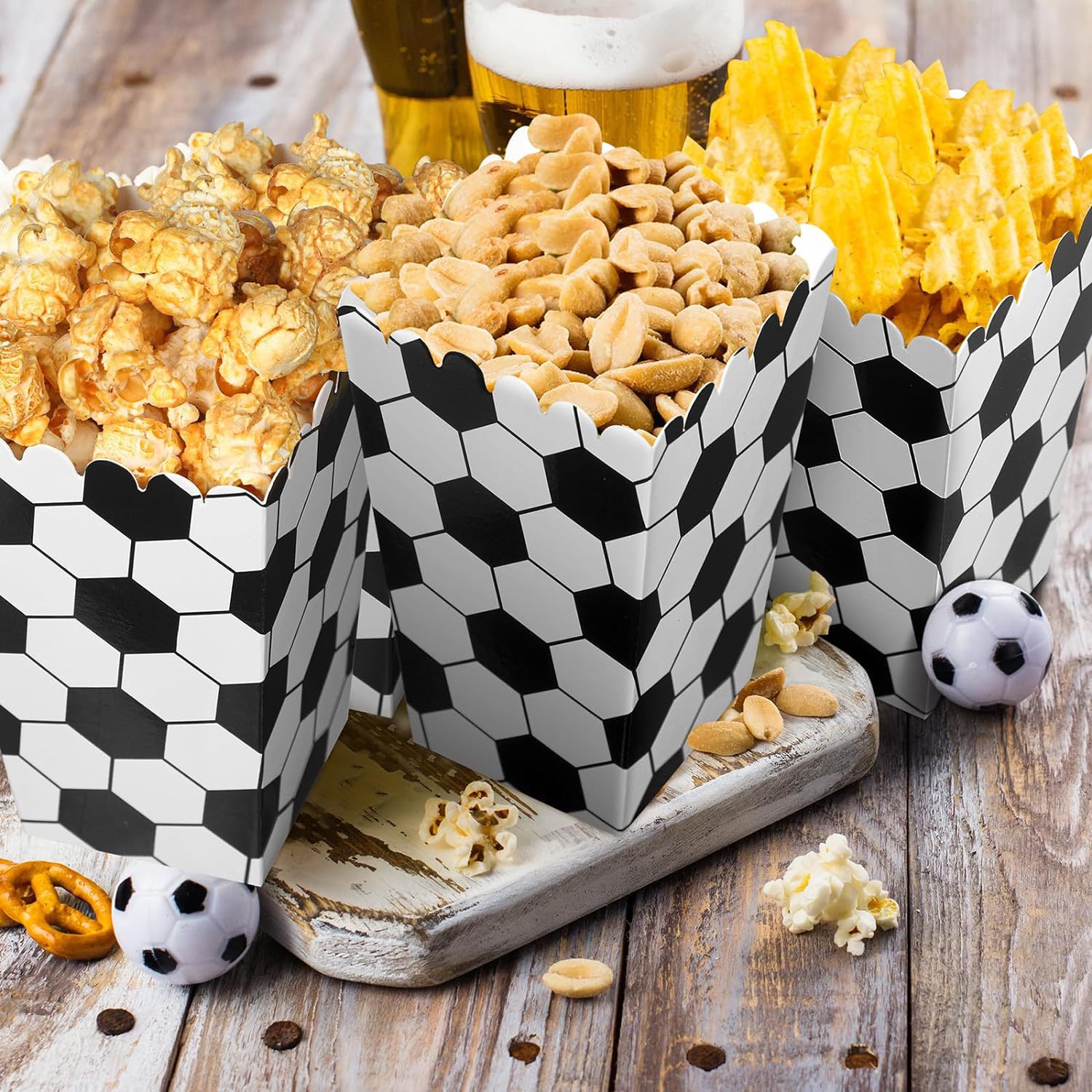 Boîtes à pop-corn de Football, - Wedding Supply.Box avis et prix