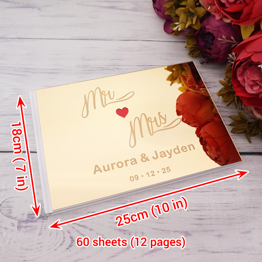 Livre d'Or Personnalisé avec N - Personalized Guest Book avis et prix