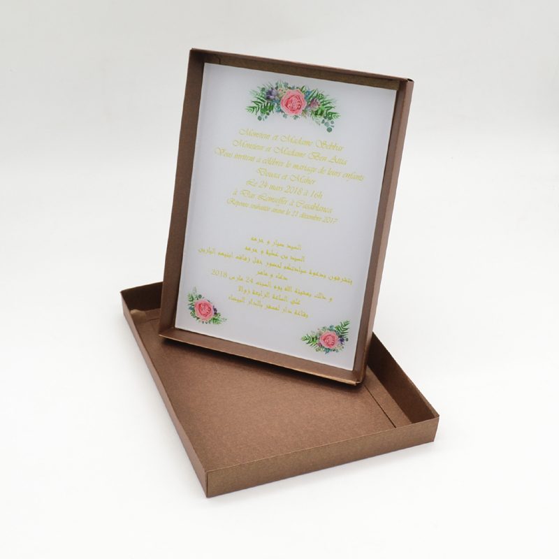 Boîte d'invitation personnalis - Wedding Supply.Box avis et prix