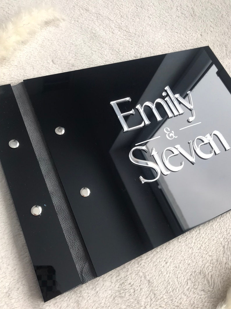 Livre d'or de mariage en acryl - Personalized Guest Book avis et prix