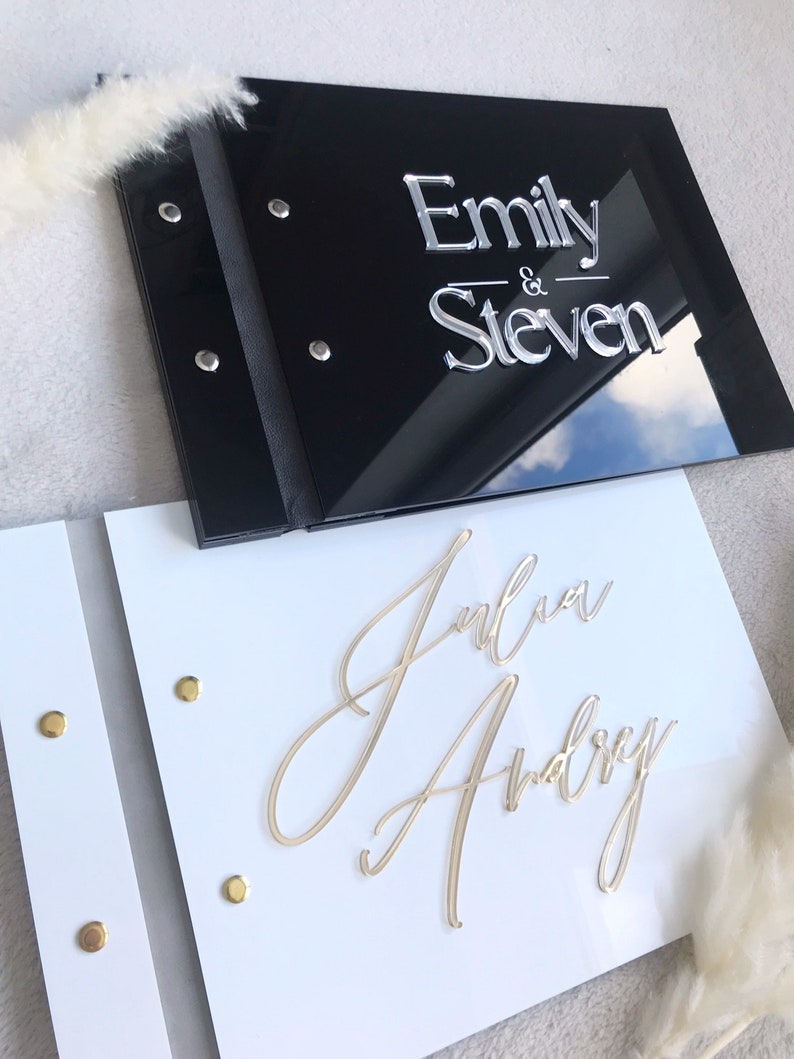Livre d'or de mariage en acryl - Personalized Guest Book avis et prix