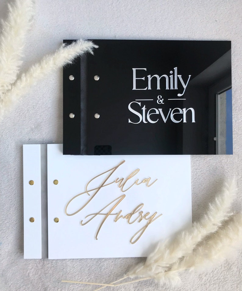 Livre d'or de mariage en acryl - Personalized Guest Book avis et prix